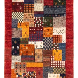 Gabbeh teppe - Loribaft persisk teppe - Royal - 130 x 83 cm - flerfarget