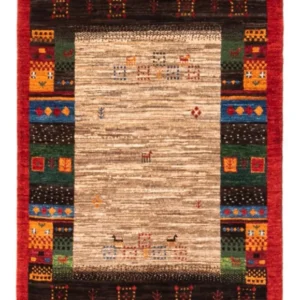 Gabbeh teppe - Loribaft persisk teppe - Royal - 140 x 86 cm - flerfarget