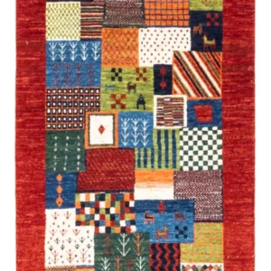 Gabbeh teppe - Loribaft persisk teppe - Royal - 131 x 81 cm - flerfarget