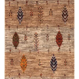 Gabbeh teppe - Loribaft persisk teppe - Royal - 133 x 83 cm - grå