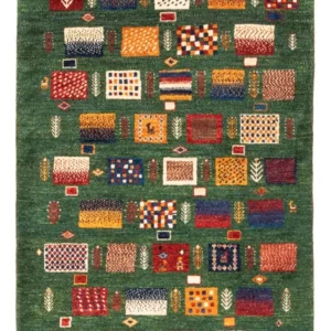 Gabbeh teppe - Loribaft persisk teppe - Royal - 117 x 83 cm - flerfarget