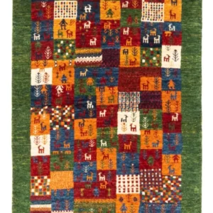 Gabbeh teppe - Loribaft persisk teppe - Royal - 133 x 85 cm - flerfarget