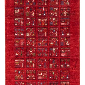 Gabbeh teppe - Loribaft persisk teppe - Royal - 124 x 82 cm - flerfarget