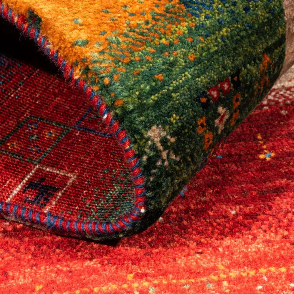 Gabbeh teppe - Loribaft persisk teppe - Royal - 136 x 85 cm - flerfarget