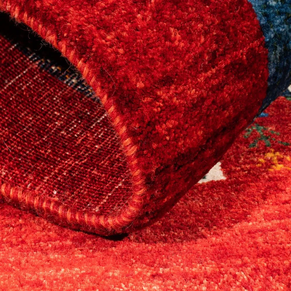Gabbeh teppe - Loribaft persisk teppe - Royal - 122 x 84 cm - flerfarget