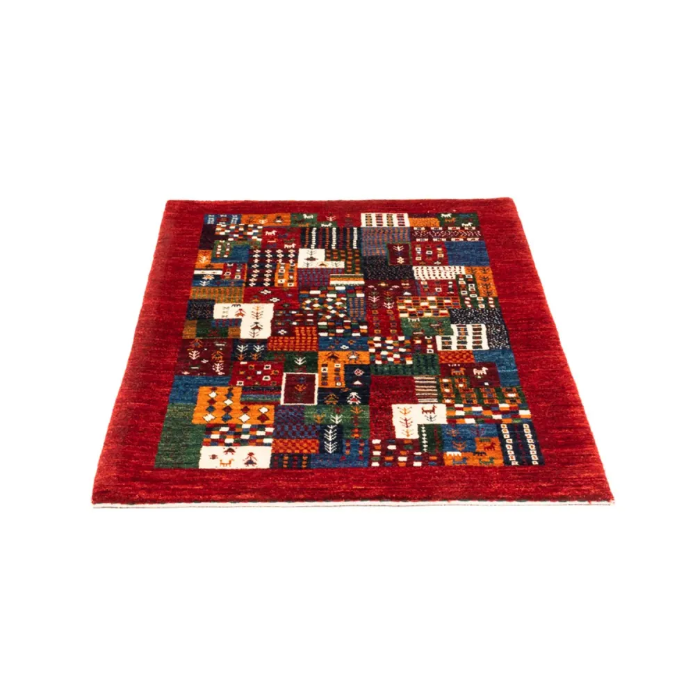 Gabbeh teppe - Loribaft persisk teppe - Royal - 122 x 84 cm - flerfarget