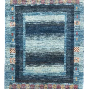 Gabbeh teppe - Loribaft persisk teppe - Royal - 128 x 78 cm - blå