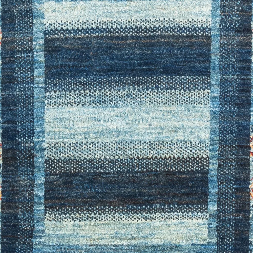 Gabbeh teppe - Loribaft persisk teppe - Royal - 128 x 78 cm - blå