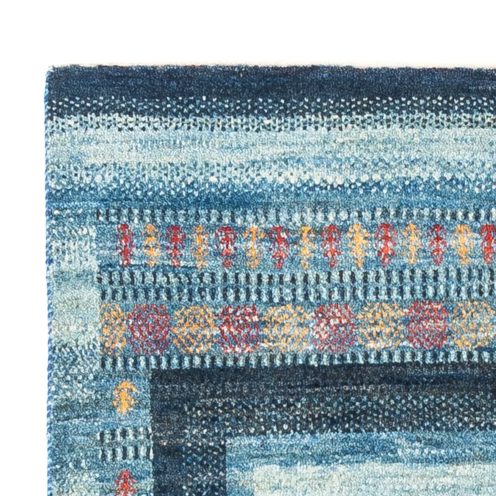 Gabbeh teppe - Loribaft persisk teppe - Royal - 128 x 78 cm - blå