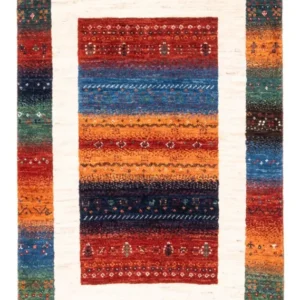 Gabbeh teppe - Loribaft persisk teppe - Royal - 140 x 84 cm - flerfarget