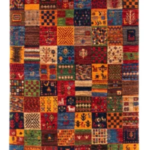 Gabbeh teppe - Loribaft persisk teppe - Royal - 124 x 80 cm - flerfarget