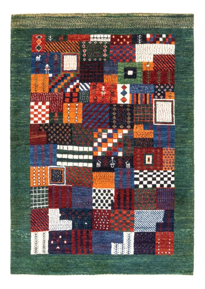 Gabbeh teppe - Loribaft persisk teppe - Royal - 118 x 83 cm - flerfarget
