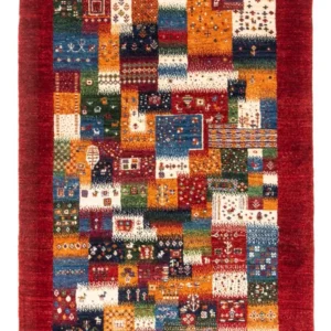 Gabbeh teppe - Loribaft persisk teppe - Royal - 123 x 89 cm - flerfarget