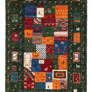 Gabbeh teppe - Loribaft persisk teppe - Royal - 126 x 81 cm - flerfarget