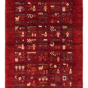Gabbeh teppe - Loribaft persisk teppe - Royal - 133 x 83 cm - flerfarget
