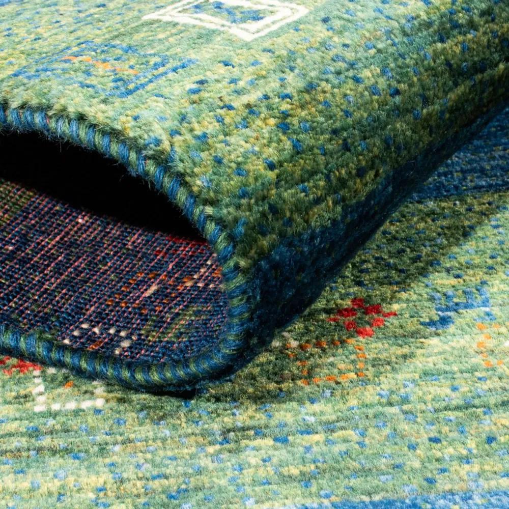 Gabbeh teppe - Loribaft persisk teppe - Royal - 130 x 85 cm - blå