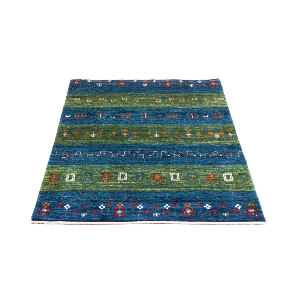 Gabbeh teppe - Loribaft persisk teppe - Royal - 130 x 85 cm - blå