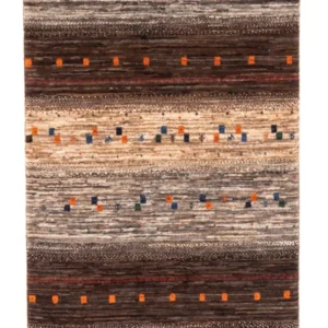 Gabbeh teppe - Loribaft persisk teppe - Royal - 134 x 84 cm - grå