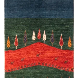 Gabbeh teppe - Loribaft persisk teppe - Royal - 126 x 82 cm - flerfarget