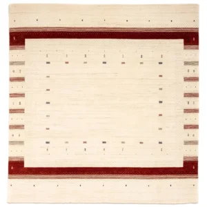 Gabbeh teppe - Loribaft persisk teppe square - 255 x 255 cm - beige
