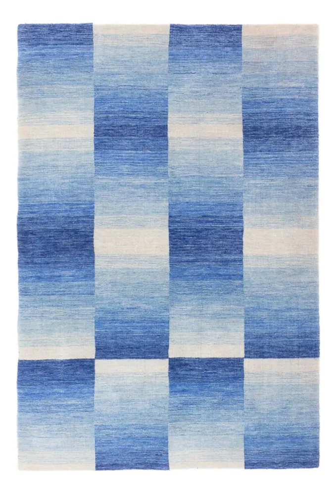 Gabbeh teppe - Loribaft Softy - 185 x 123 cm - blå