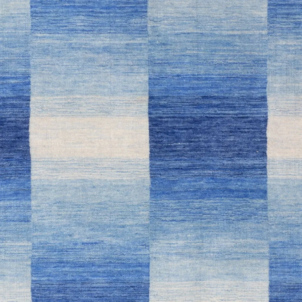 Gabbeh teppe - Loribaft Softy - 185 x 123 cm - blå