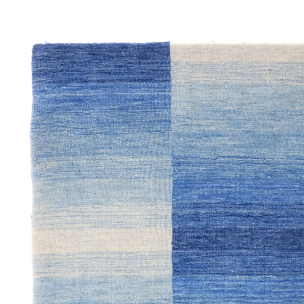 Gabbeh teppe - Loribaft Softy - 185 x 123 cm - blå