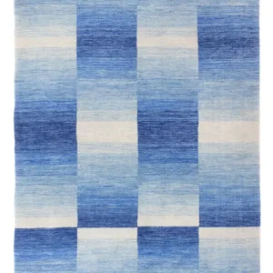 Gabbeh teppe - Loribaft Softy - 185 x 123 cm - blå