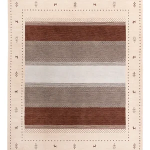 Gabbeh teppe - Loribaft Softy - 240 x 170 cm - lys beige