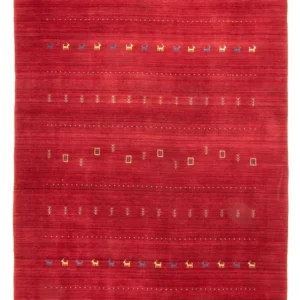 Gabbeh teppe - Loribaft Softy - 240 x 170 cm - mørk rød