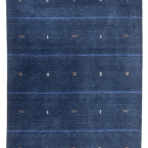 Gabbeh teppe - Loribaft Softy - 240 x 174 cm - mørkeblå