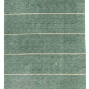 Gabbeh teppe - Loribaft Softy - 250 x 200 cm - grønn