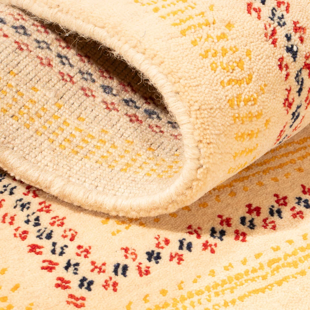 Gabbeh teppe - Loribaft Softy - 90 x 60 cm - beige