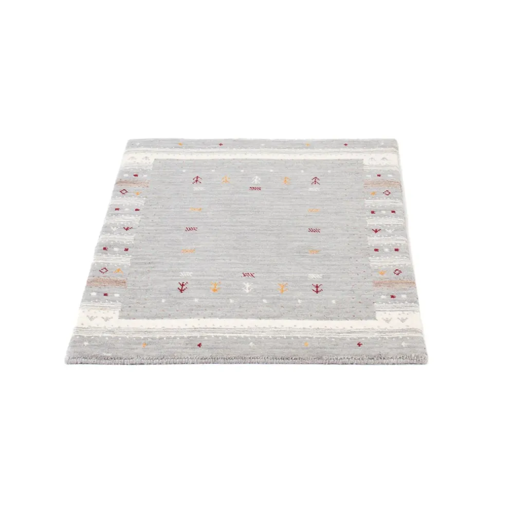 Gabbeh teppe - Loribaft Softy - 90 x 60 cm - mørk beige