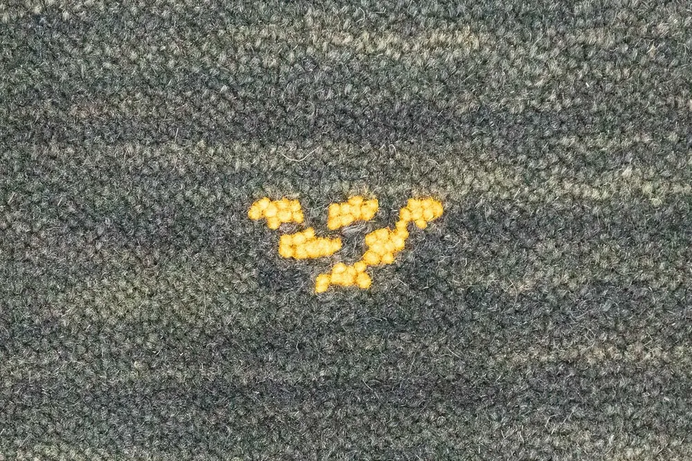 Gabbeh teppe - Softy - 120 x 70 cm - grønn