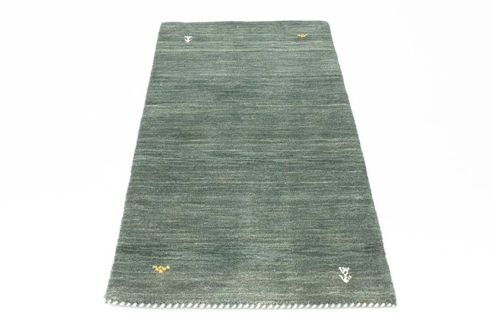 Gabbeh teppe - Softy - 120 x 70 cm - grønn