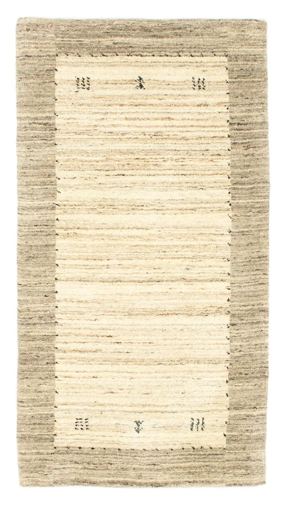 Gabbeh teppe - Softy - 141 x 71 cm - natur