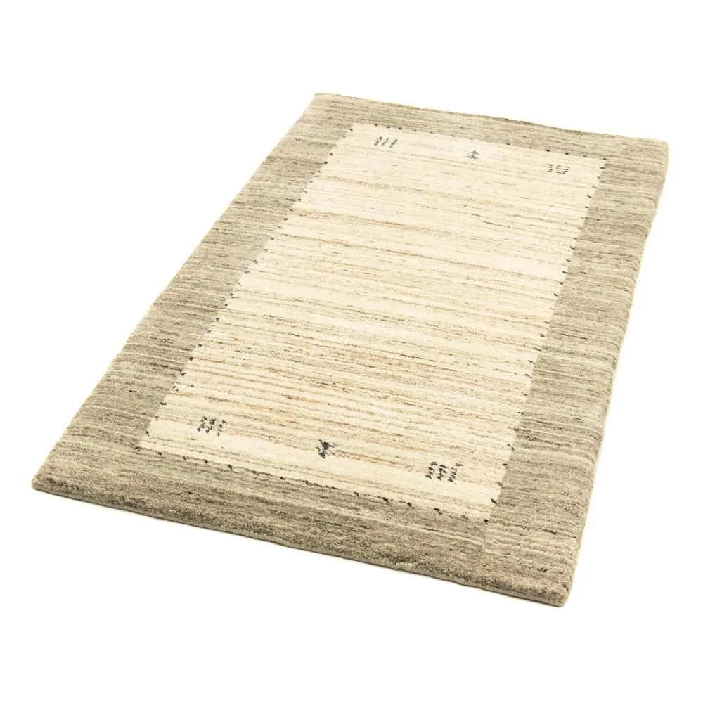 Gabbeh teppe - Softy - 141 x 71 cm - natur