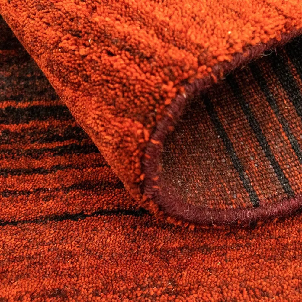 Gabbeh teppe - Softy - 155 x 92 cm - rød