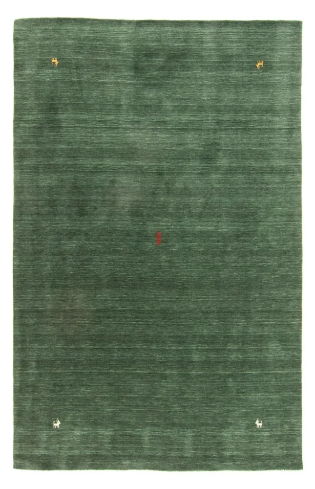 Gabbeh teppe - Softy - 160 x 90 cm - mørkegrønn
