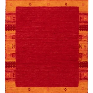 Gabbeh teppe - Softy - 90 x 60 cm - rød