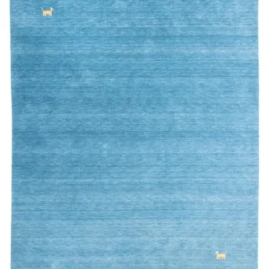 Gabbeh teppe - Softy - 250 x 200 cm - lyseblå
