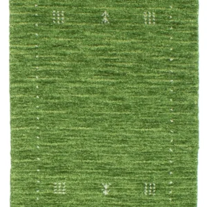Gabbeh teppe - Softy - 88 x 62 cm - grønn
