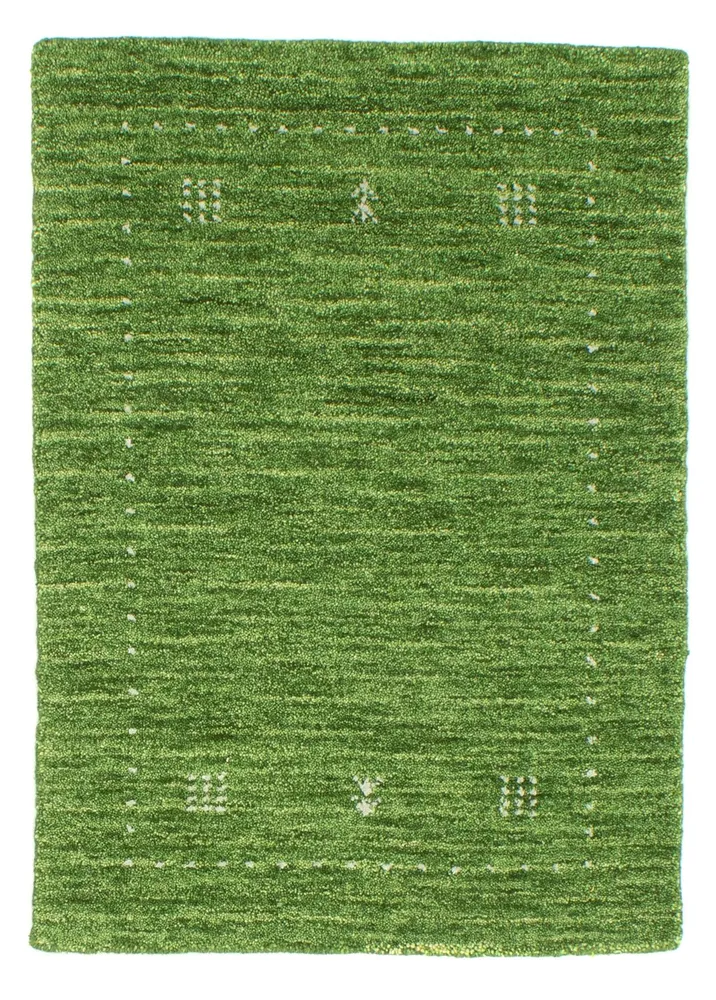 Gabbeh teppe - Softy - 88 x 62 cm - grønn