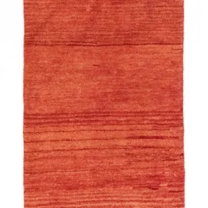 Gabbeh-teppe - persisk - 108 x 76 cm - oransje
