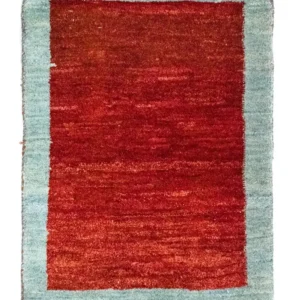 Gabbeh-teppe - persisk - 60 x 40 cm - rød