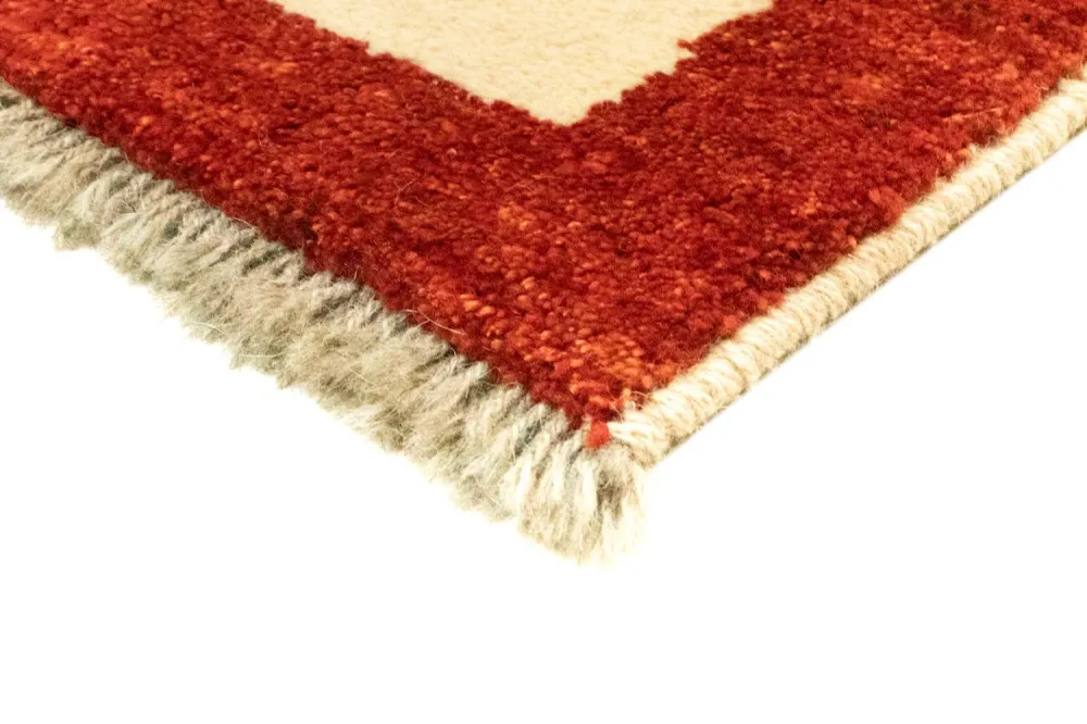Gabbeh-teppe - persisk - 125 x 83 cm - beige