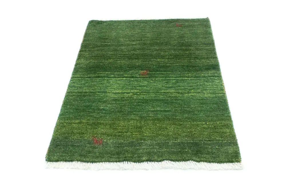 Gabbeh-teppe - persisk - 125 x 80 cm - grønn