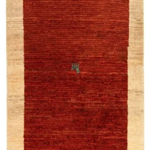 Gabbeh-teppe - persisk - 127 x 79 cm - rød