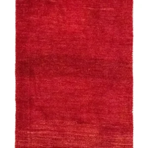 Gabbeh-teppe - persisk - 128 x 78 cm - rød